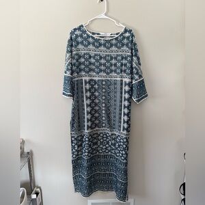 Mikoh Maila knit maxi caftan dress